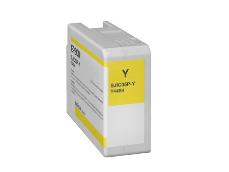 Single 80mL YELLOW INK Cartridge for C6000/C6500 | C13T44B420